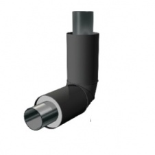 Отвод ППУ ОЦ 108*3,5+57*3,5+57*3,5/400 