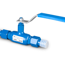 Кран шаровый Ду25 Ру63 ХЛ1 штуцерно-ниппельный