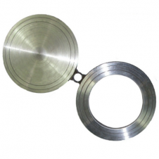 Заглушка поворотная обтюратор 2-200-1.6 09Г2С  АТК 26-18-5-93 с КОФ и крепежом (E-F)